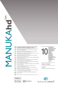 MANUKAhd-hunajalla kyllästetty geeliytyvä kuitusidos